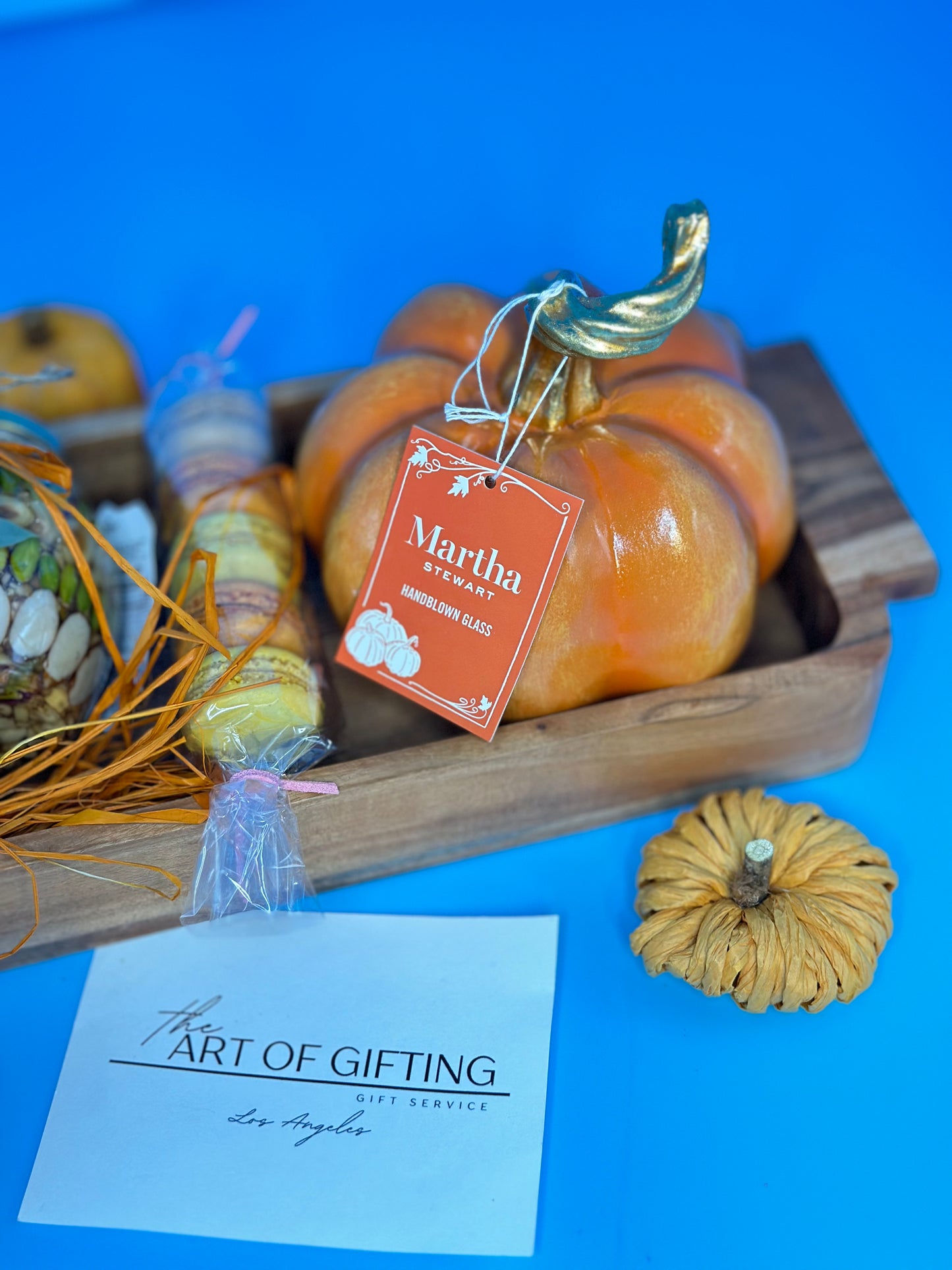Thanksgiving Joy Tray with treats and Souvenirs