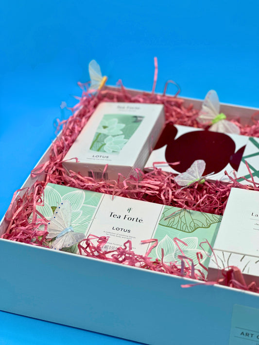 #34 Enjoy Yourself Large Gift Box with Flowers