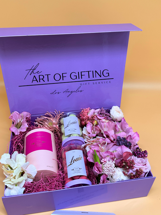 Gift with Flowers and Bottega Louie sweet treats